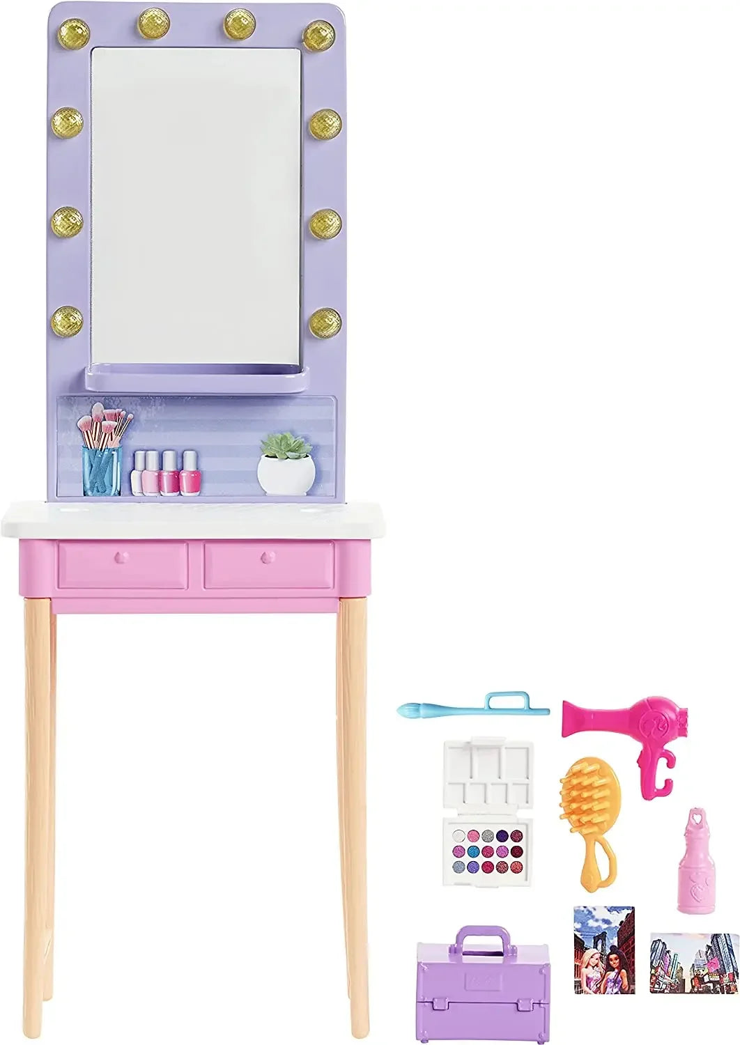 Barbie Big City Big Dream Malibu Backstage Dressing Room Social Toy Dolls for Girls Accessories Interaction Play House Gift