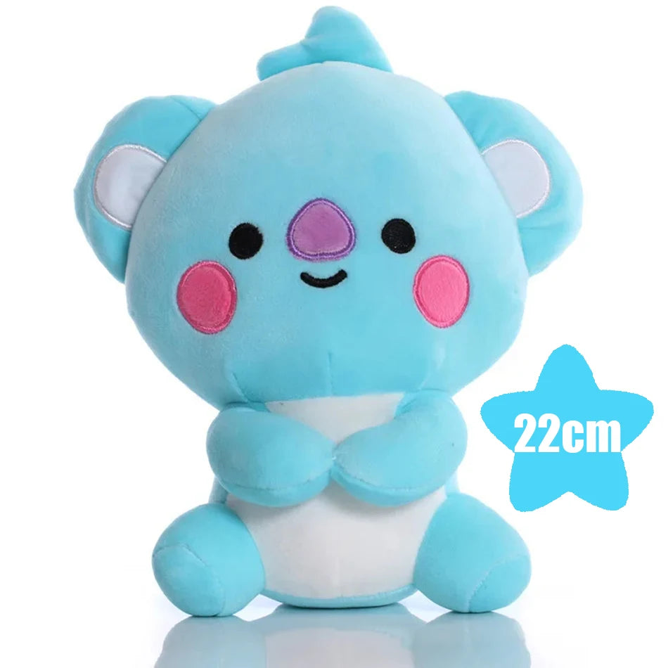 Hot BTed 21Plush Toys Kawaii Mini Keychain Anime Pendant Ornament for Kids 12-22cm Bt Peripherals Soft Stuffed Animals Doll Gift