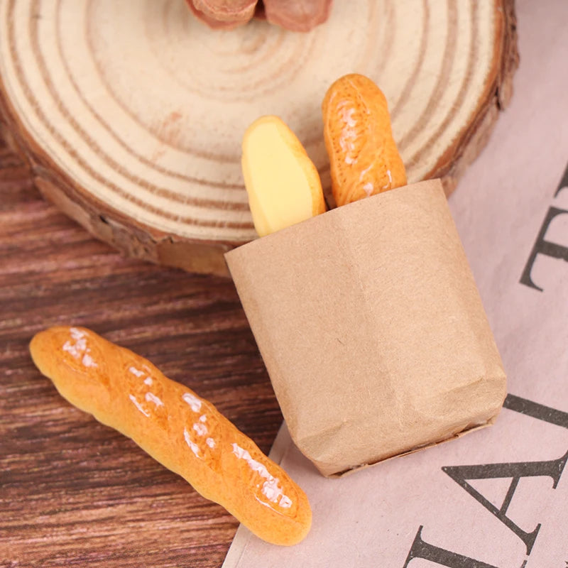 (SMTGDP11)1:12 Dollhouse Miniature Bread Dolls Kitchen Food Accessories Simulation Toys