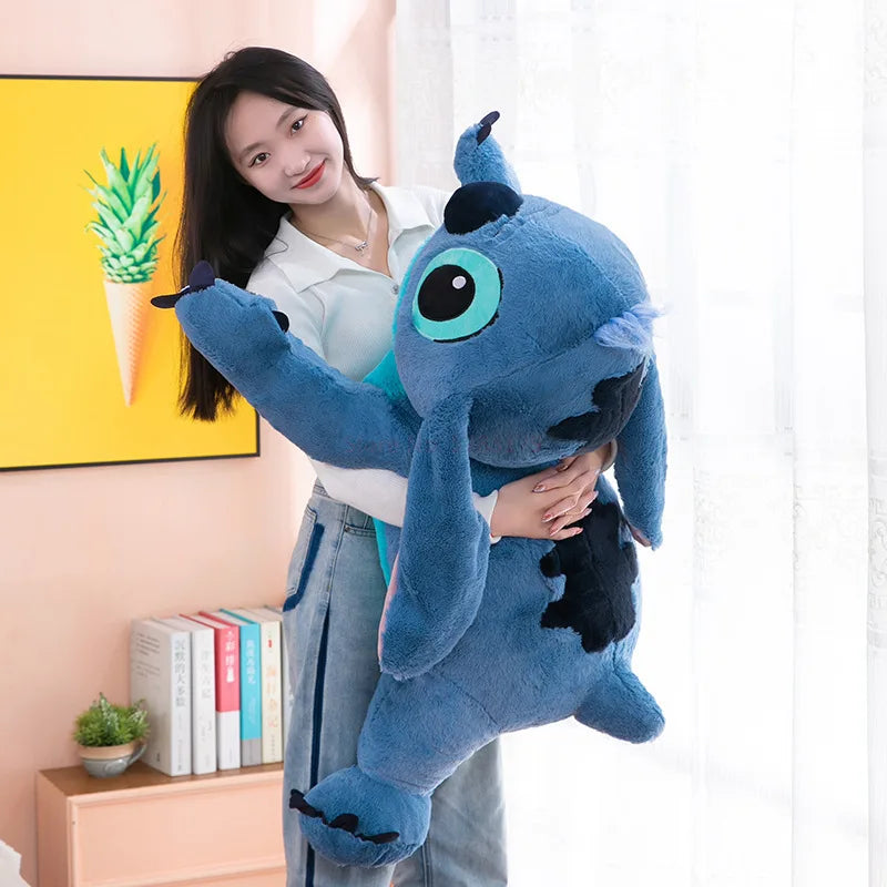40-60cm Kawaii Lilo & Stitch Big Size Stuffed Animals Big Plush Toy Pillow Anime Stitch Doll Cute For Girls Birthday Gifts