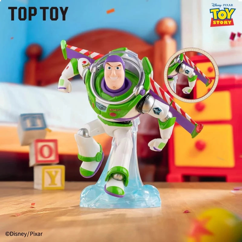 TOP TOY Disney Toy Story Playful Moment Series Blind Box Cute Woody Model Cartoon Decorative Figure Children's Toy Birthday Gift