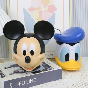 Mickey Mouse Donald Duck piggy bank coin can creative cartoon decoration ornament gift birthday gift