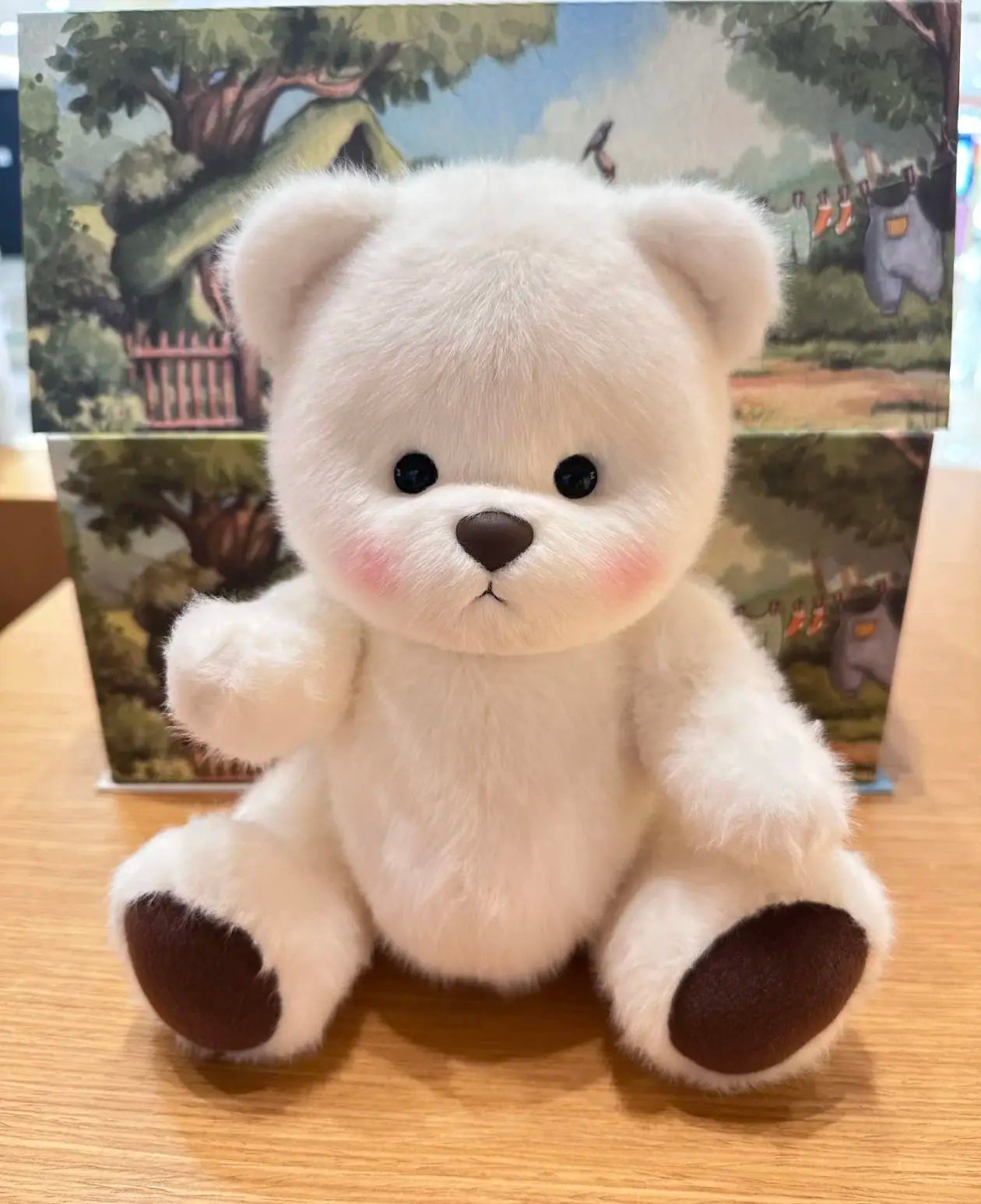 New 30cm Kawaii Jointed Bear Plush Toy Doll Stuffed Animal Teddy Bear With Movable Limbs And Head Cute Birthday Gift For Girls