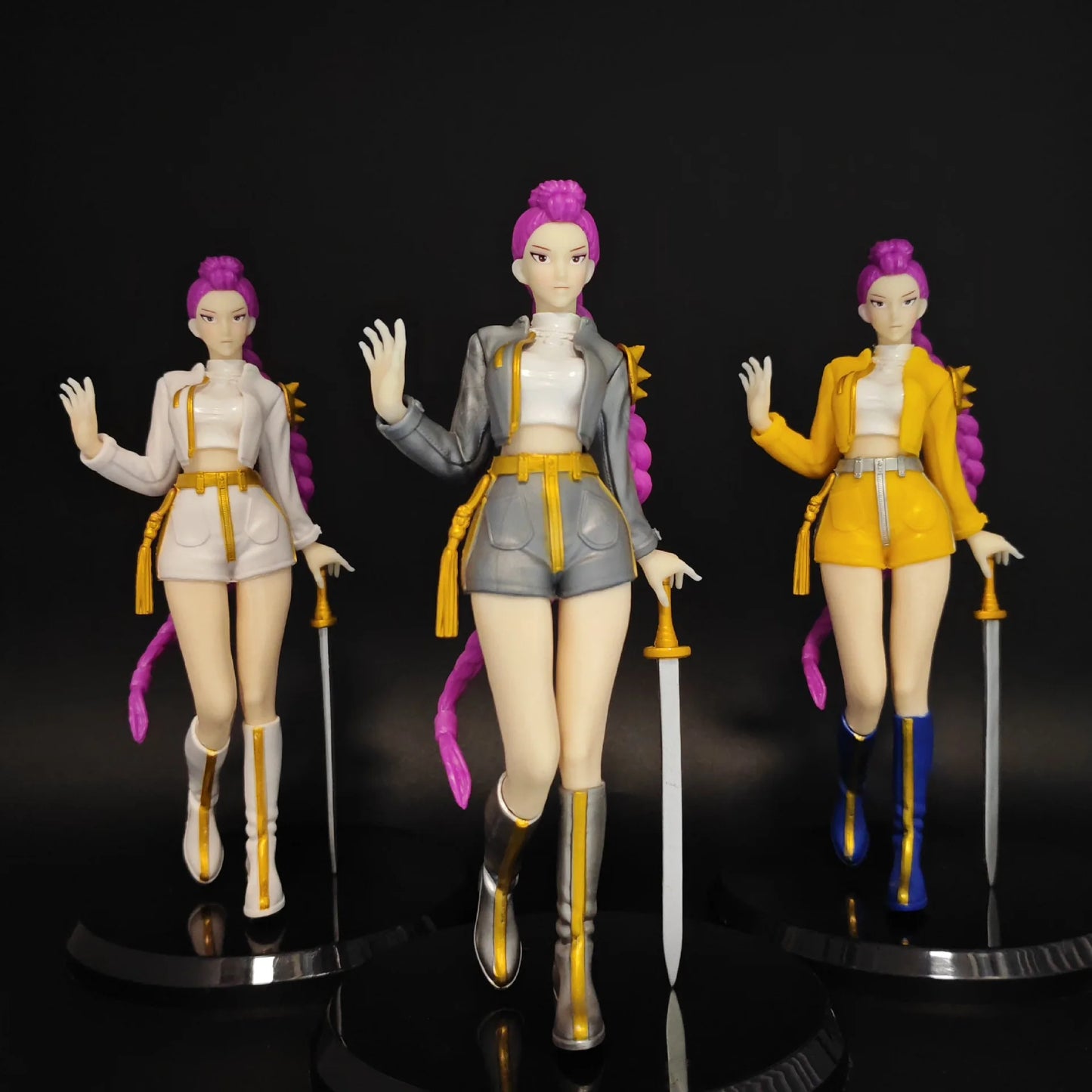 In Stock Witch Hunting Squad Rumi Mirazo Yimei Girl Handmade Kpop Anime Peripheral Doll Bag Pvc Ornament Toys Festival Gifts