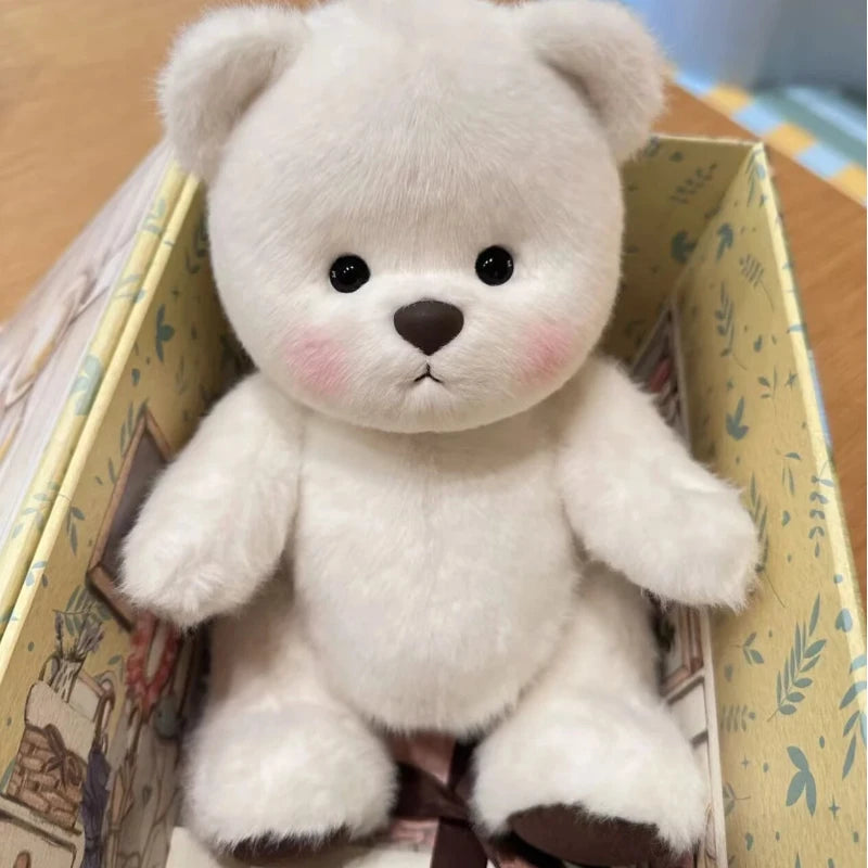 New 30cm Kawaii Jointed Bear Plush Toy Doll Stuffed Animal Teddy Bear With Movable Limbs And Head Cute Birthday Gift For Girls