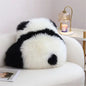 Cute Panda Plush Seat Cushion Doll Long Soft Plush Pillow for Sofa