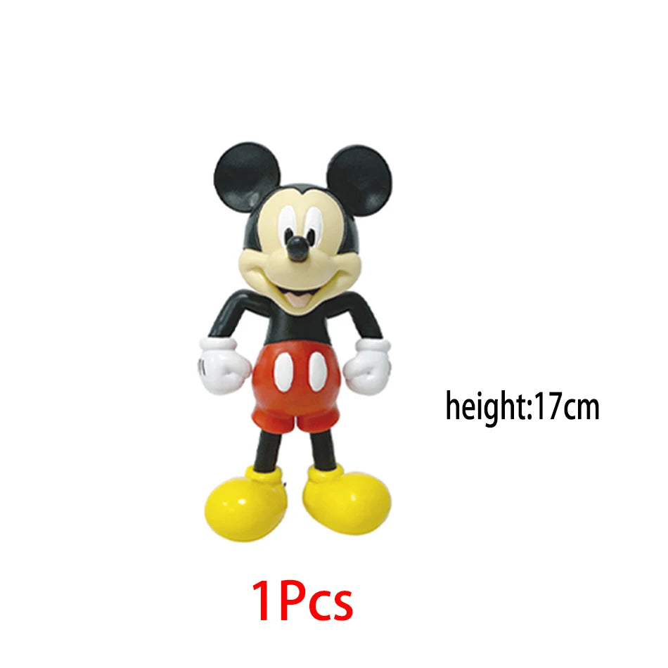 2026 New Disney Mickey Mouse Donald Duck Winnie The Pooh Goofy Action Figure Kawaii PVC Model Doll Collection Toys