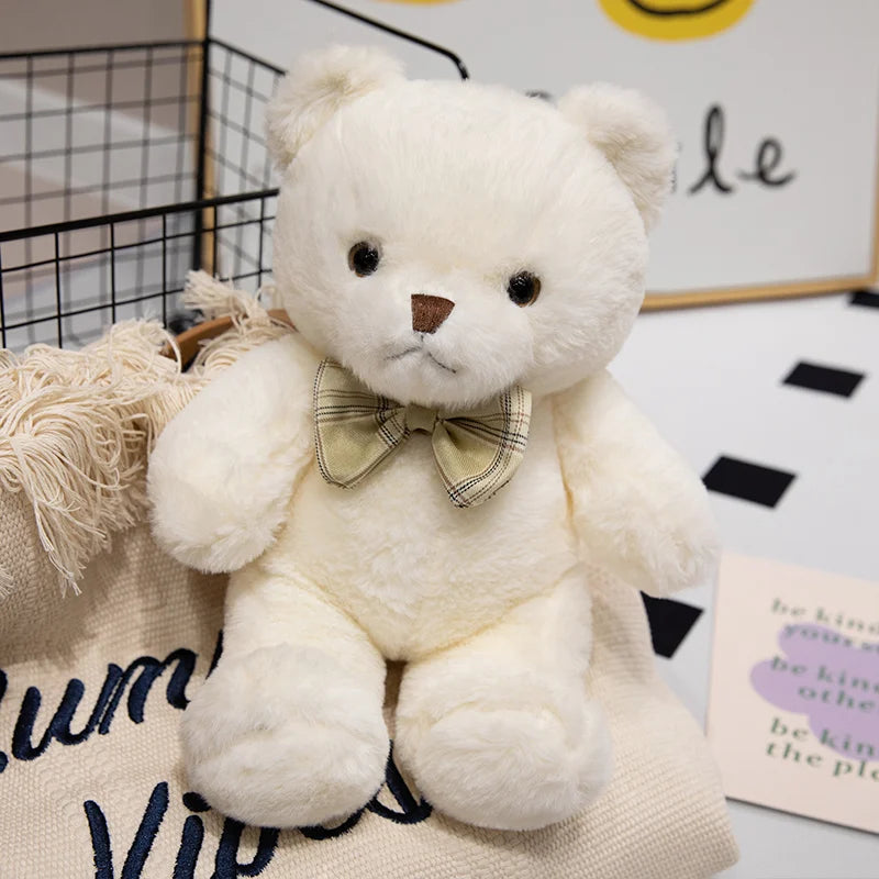 Kawaii Colorful Bow Tie Bear Doll