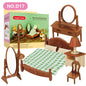 Forest Family Doll 1:12 Dollhouse Kitchen Accessories Mini Model Reindeer Animal Miniature Furniture Pretend Play For Girl Gifts