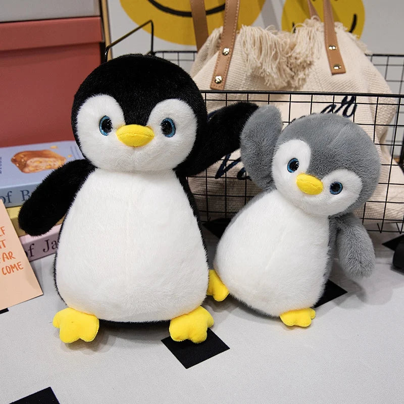 25/30cm Cartoon Shiny Penguin Toy Luminous Pillow Soft Stuffed Plush Glowing Dolls Led Light Toys Gift For Kids Children Girls