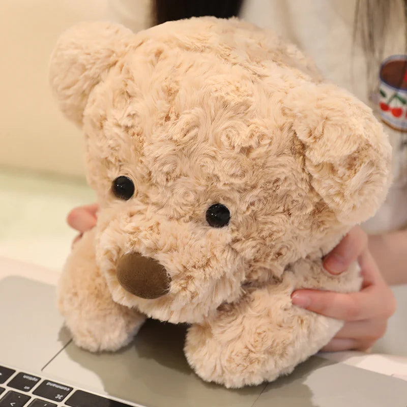 30cm Teddy Bears Stuffed Plush Animal Cute Bear Sleeping Companion Dolls Baby Shower Bear Soft Toys Gifts