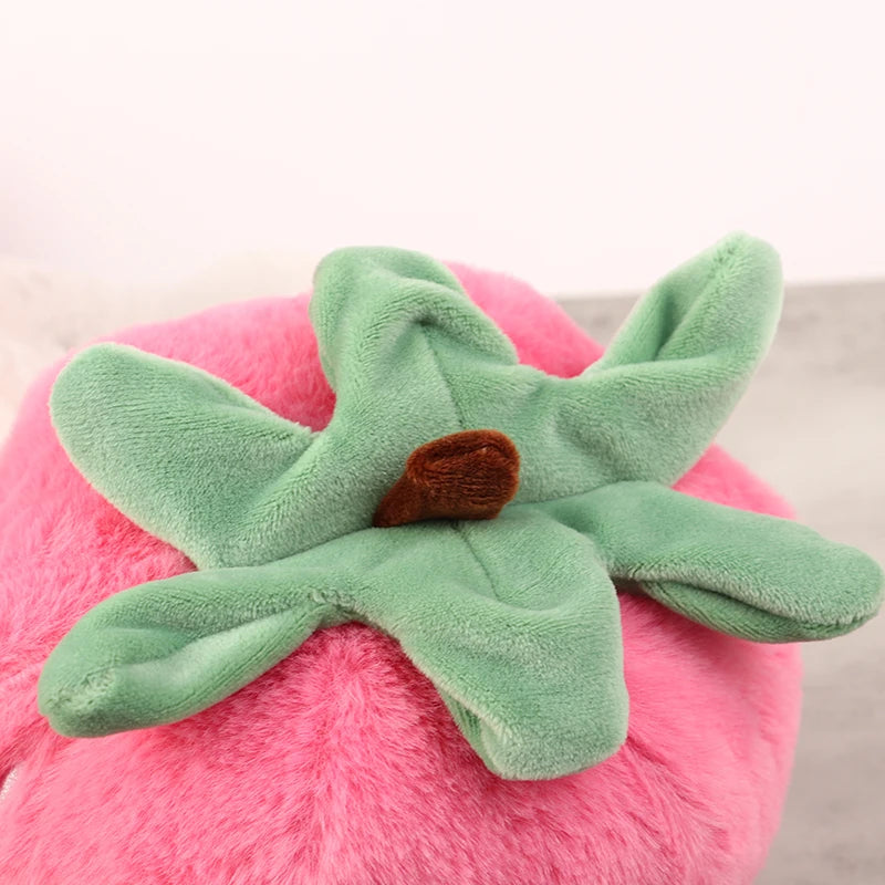 Super Soft Strawberry Pillow Toy Creative Lightweight Cute Strawberry Pillow Doll Home Decorative Doll Ornaments for Girls Gift