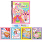 Cartoon Watercolor Painting Magic Book Kids Educational Magic Water Coloring Book Sensory Early Education Puzzle Drawing Toys