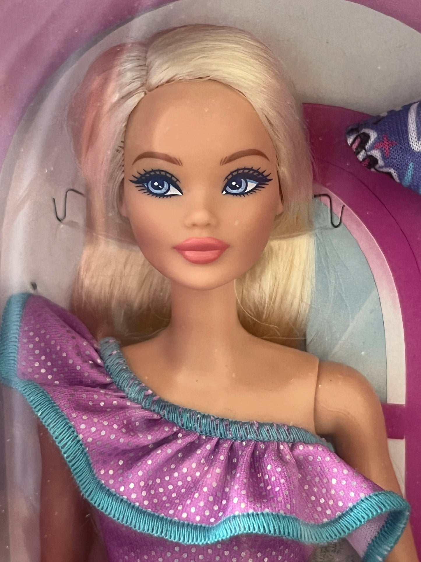 Original Mattel Barbie Braid Doll Fashion Dressing And Matching Barbie Charm Gift Box Odile Face Model Toy Girl Birthday Gift