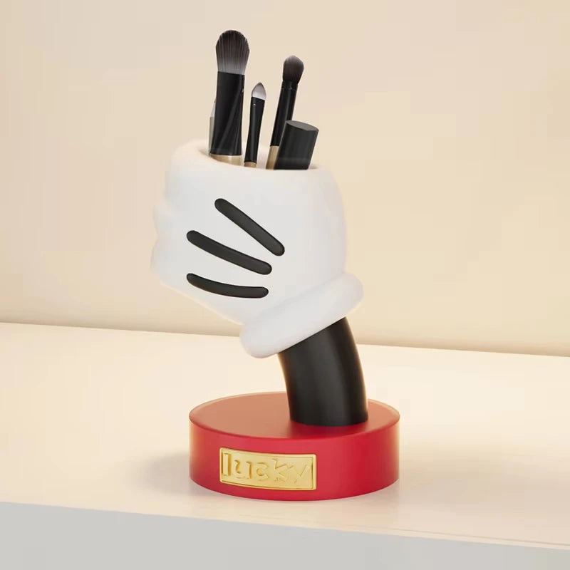 Creative New Mickey Mouse Wonderful Hand Storage Ornament Living Room Study Cartoon Flower Holder Home Decoration Vase
