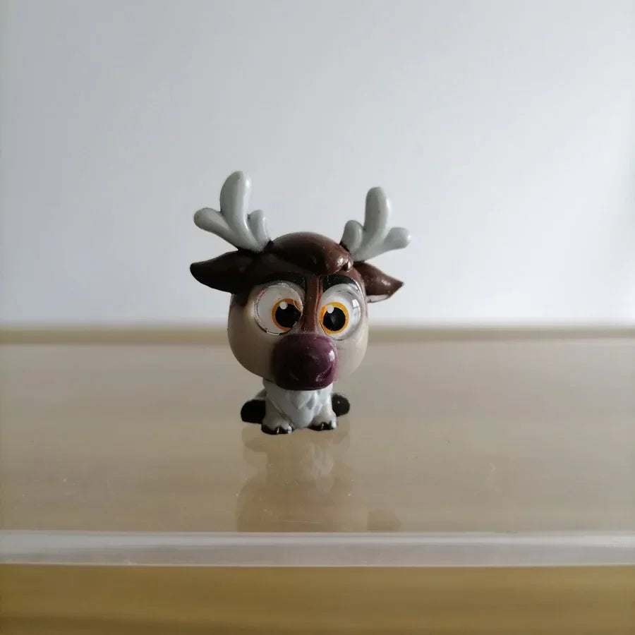 Disney Doorables Action Figures Mickey Minnie Forky Desktop Decoratoion Kawaii Big Eyed Doll Cartoon Model Toys Kids Gifts