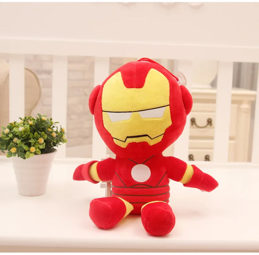 Hot toys 25cm Man Spiderman Plush Toys Movie Dolls MarvelAvengers Soft Stuffed Hero Captain America Iron Christmas Gifts