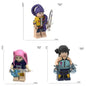 Hot Bricks KPop Demon Hunters Building Blocks Rumi Figures Assembly Model Doll Plastic Doll Building Blocks Toy Birthday Gifts