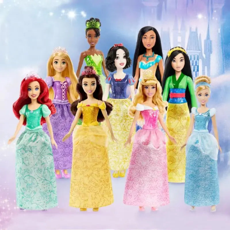 Authentic Barbie Shiny Princess Series Jointed Mini Doll Collectible Toy Perfect Birthday Gift for Girls Playtime Fun