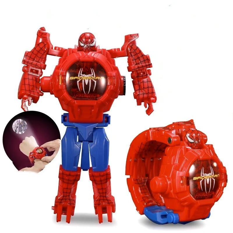 Marvel Spider Man Batman Children's Anime Watch Children's Toy Action Doll Children's Watch
