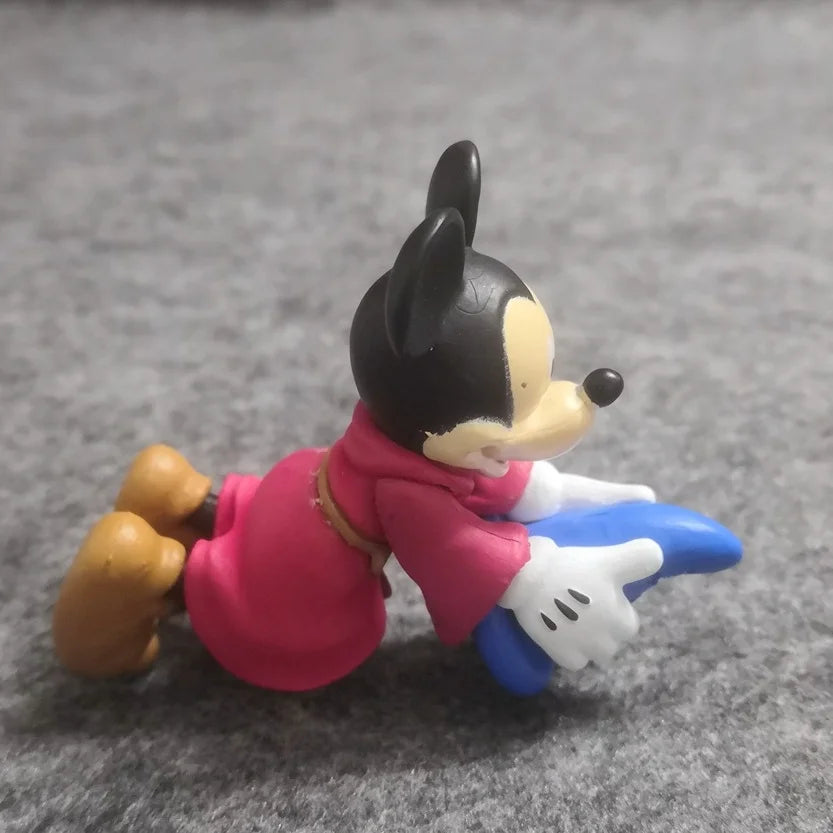 7cm Disney Anime Mickey Mouse Figurine 3D Three-Dimensional Desktop Decora Mickey Ornaments PVC Doll Children's Day Toys Gifts