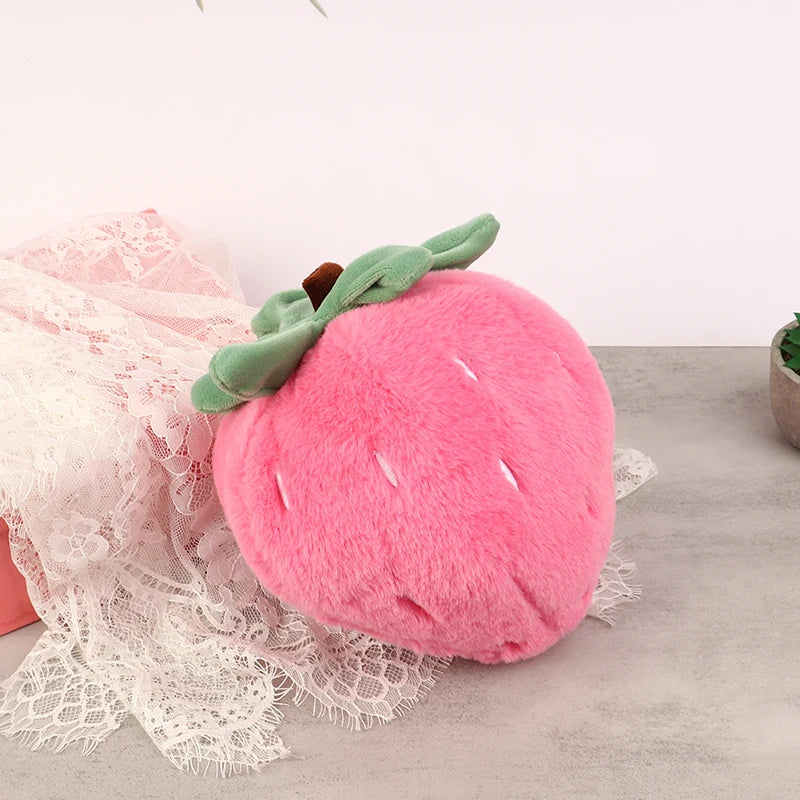 Super Soft Strawberry Pillow Toy Creative Lightweight Cute Strawberry Pillow Doll Home Decorative Doll Ornaments for Girls Gift