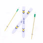 1Set Dollhouse Miniature Wooden Ski Board Christmas Scene Decoration Dolls House Xmas Accessories Kids Toys Gift