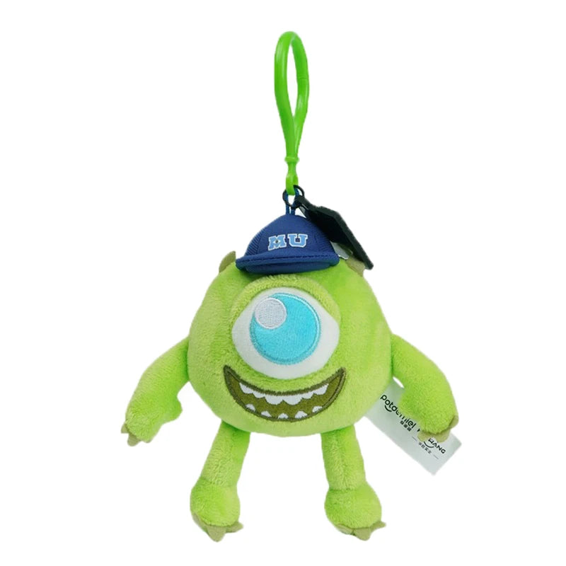 Original Disney Stitch Lotso Sullivan Woody Plush Dolls keychain Angel Stitch Mr.Q Alien Stuffed Toy Pendant Kids Birthday Gift