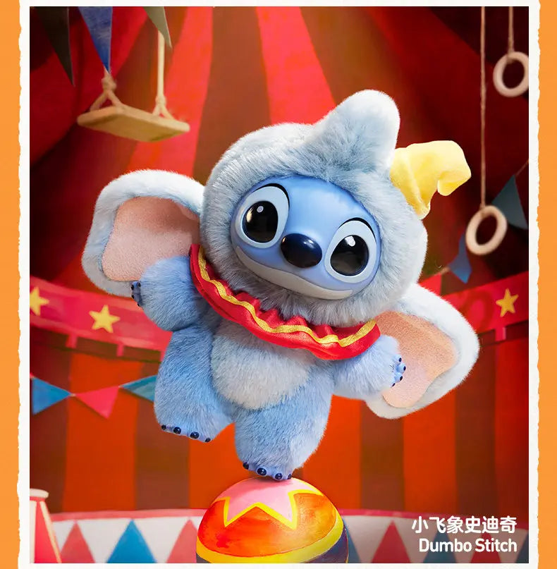 POP MART Disney Stitch Adventure Series Vinyl Plush Trendy Blind Random Box Toys Mystery Box Guess Bag Action Figure Gift