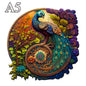 Adult and Children's Animal Wooden Puzzle Refined Bird Figure A3 A4 A5 3D Wooden Crafts Circular Festival Gift Children's Toys