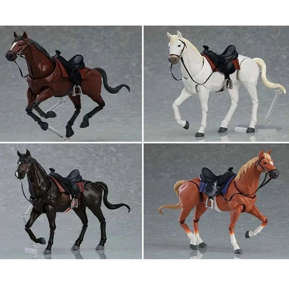 Creative Horse Figure 1/12 Animal Movable Horse For Figma Statue Collectible Model Doll Educational Toy Children Birthday Gift