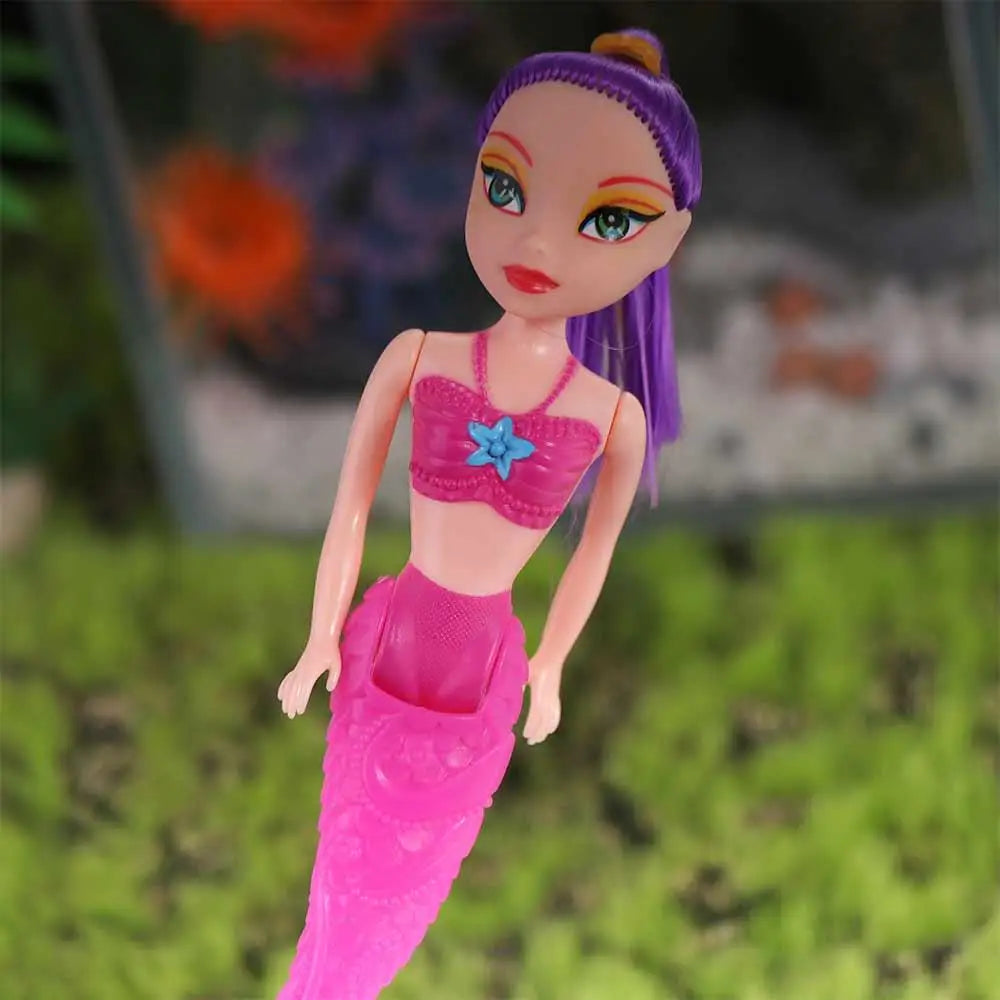 For  16cm Birthday Present Educational Classic Girls  Princess Fairy Doll Swimming Pool Toys Mermaid Doll