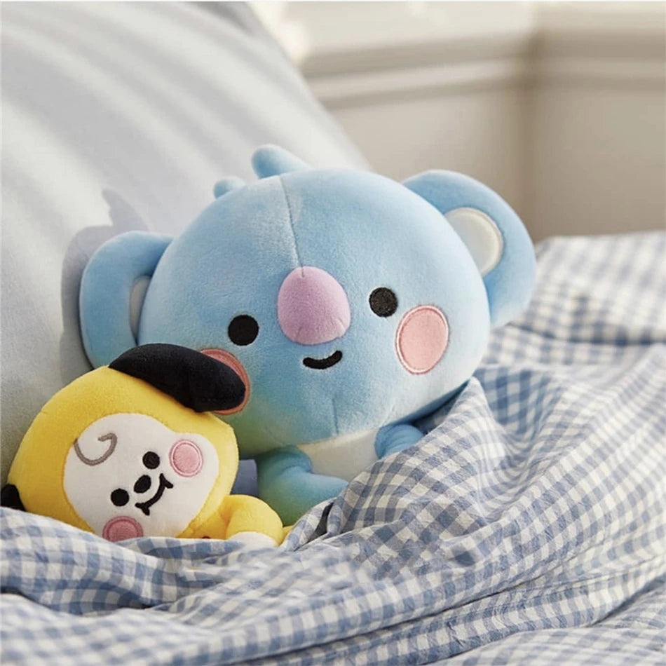 Hot BTed 21Plush Toys Kawaii Mini Keychain Anime Pendant Ornament for Kids 12-22cm Bt Peripherals Soft Stuffed Animals Doll Gift