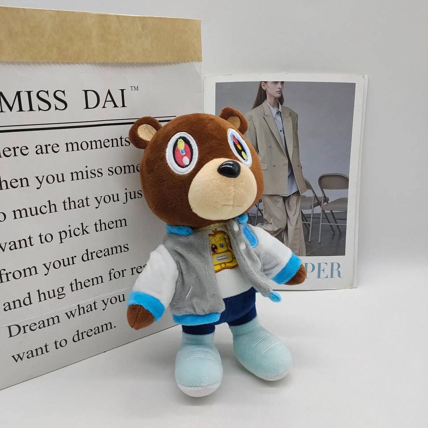 Kawaii Kanye Dropout Bear Teddy Bear