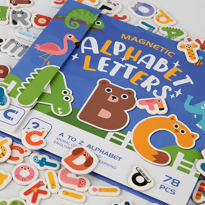 Montessori Quiet Busy Book Puzzle Early Education Toy 3+ Years Kids Alphabet Shape Matching Game Interactive Learning Preschool