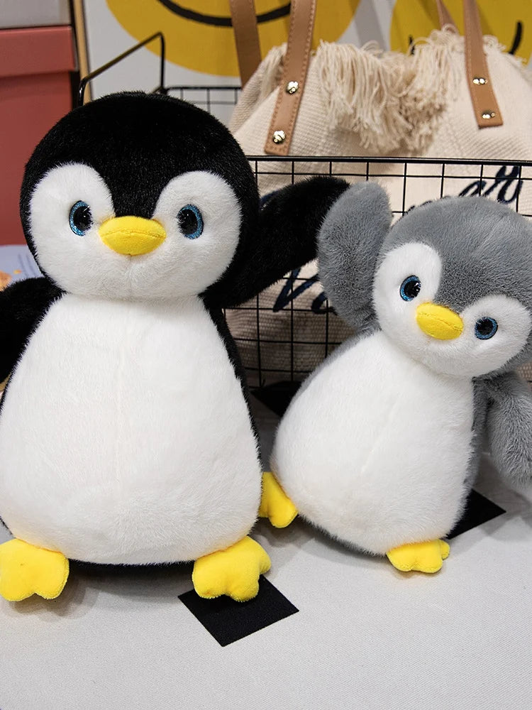 25/30cm Cartoon Shiny Penguin Toy Luminous Pillow Soft Stuffed Plush Glowing Dolls Led Light Toys Gift For Kids Children Girls