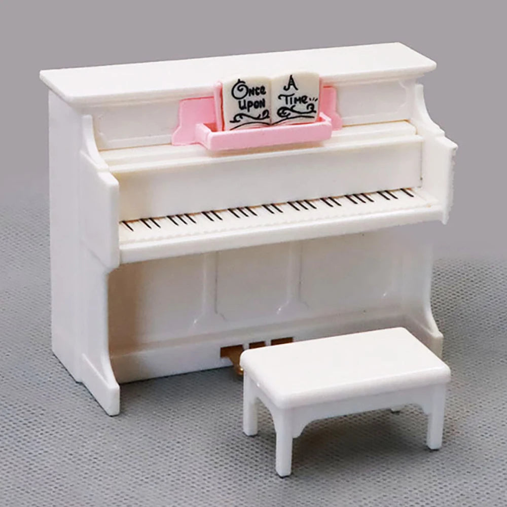 Forest Family Doll 1:12 Dollhouse Kitchen Accessories Mini Model Reindeer Animal Miniature Furniture Pretend Play For Girl Gifts