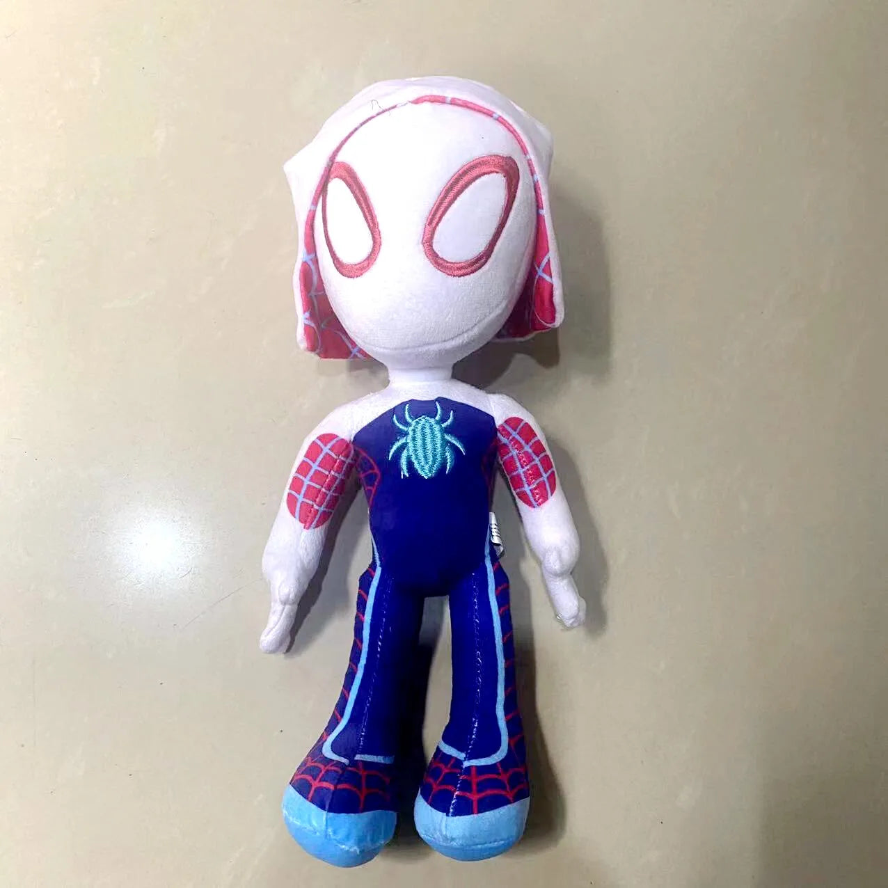 Classic Q Version Spider Plush Toy Anime Doll Marvel Super Hero Stuffed Figure Soft Cuddly Toy for Boys Girls Easter