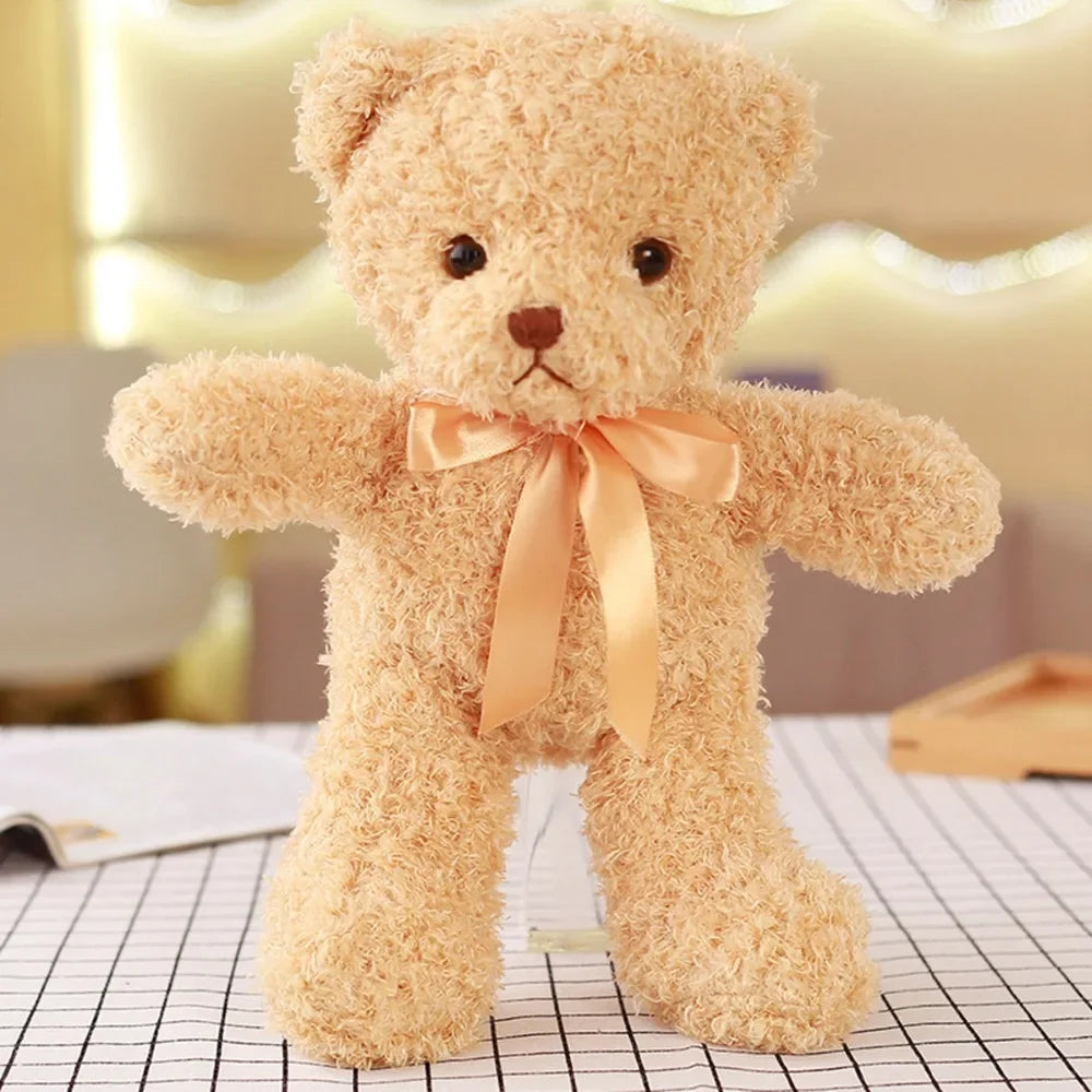 New  Bear Plush Toy Lovely Bear Stuffed Soft Animal Dolls Kids Toy Wedding Birthday Gift For Girlfriend Lover