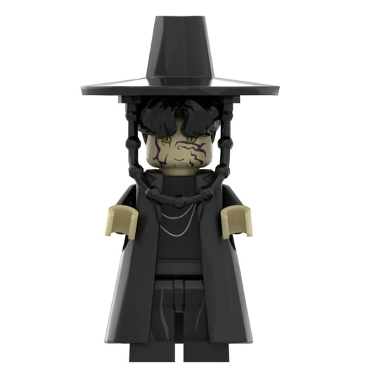 KPOP Demon Hunters Cartoon Doll Building Blocks Kawaii Mini Action Figure Head Assembly Toys Children's Educational Toys Gift