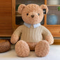 Brown Bear Toy Princess Plush Doll A Bear In A Sweater A Girl'S Birthday Present Boy'S Couch Pillow Bear Doll 30cm And 40cm