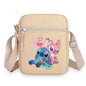 2026 Disney Latest Hot Selling Stitch Printed Boys and Girls Colorful Small Square Bag Casual Fashion Cute Women's Shoulder Bag