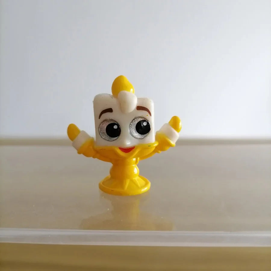 Disney Doorables Action Figures Mickey Minnie Forky Desktop Decoratoion Kawaii Big Eyed Doll Cartoon Model Toys Kids Gifts