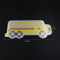 5mm Hama Beads Template with Color Paper Plastic Stencil Jigsaw Perler Puzzles Pixel Beads Diy Transparent Shape Puzzle Pegboard