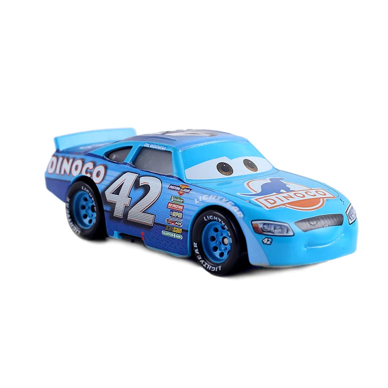Disney Pixar Cars 3 Lightning McQueen No19 Poppy Racing Family Family Jackson Storm Ramirez Die Cast Metal Alloy Kids Gifts