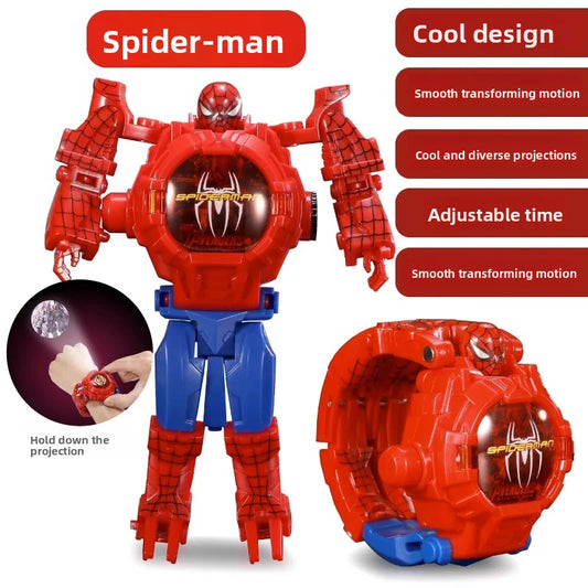 Marvel Spider Man Batman Children's Anime Watch Children's Toy Action Doll Children's Watch