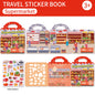 Kids' Reusable DIY Sticker Books Multi-Theme Bubble Sticker Jelly Stickers Portable Montessori Sticker Toy Gifts for Children