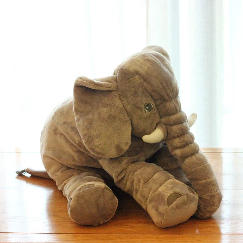 40/60cm Cartoon Plush Elephant Toy Kids Sleeping Back Cushion Stuffed Pillow Doll Bab Birthday Gift for Kids