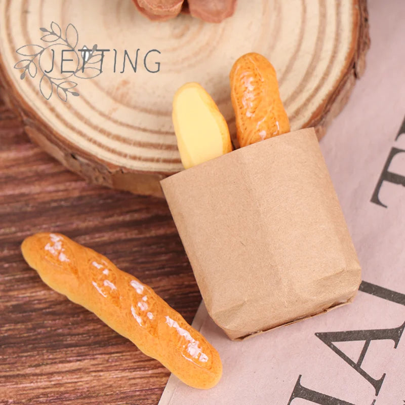 (SMTGDP11)1:12 Dollhouse Miniature Bread Dolls Kitchen Food Accessories Simulation Toys