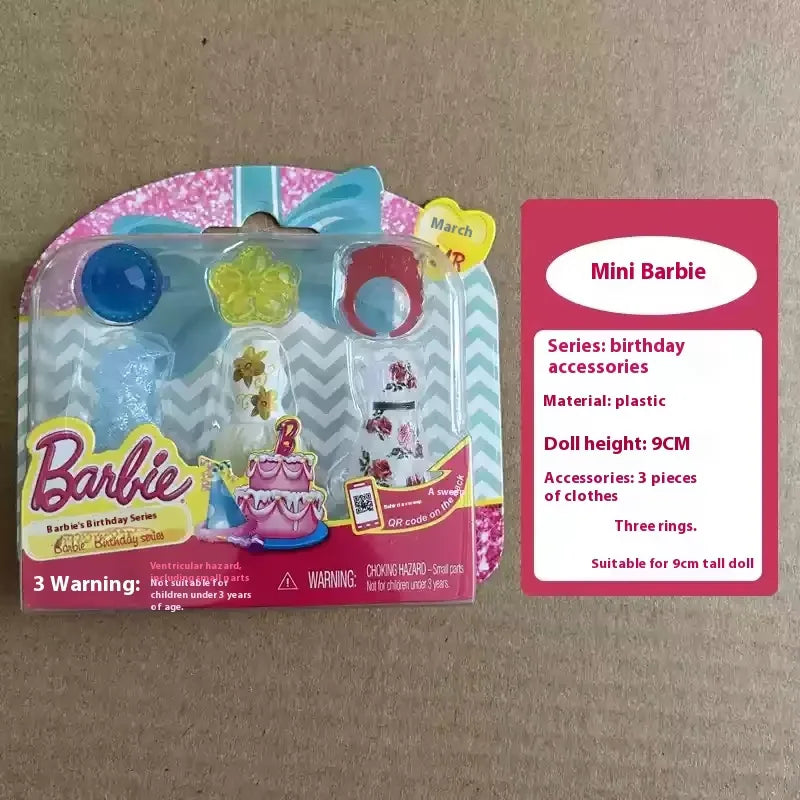 Genuine Mini Barbie Doll Authentic Dream Birthday Series Toy Collectible Figurine for Girls House Play DVCT52 from China